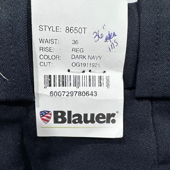 Navy Blue Blauer Work Pants - Picture 5 of 5